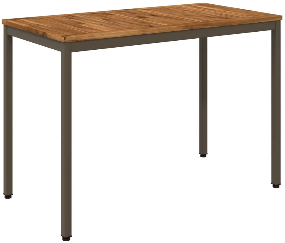 Sodo vakarienės stalas Natūralus ir kava 108,5 x 55 x 75 cm