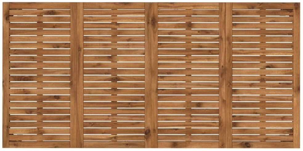 Sodo vakarienės stalas Natūralus ir kava 180 x 88,5 x 75 cm