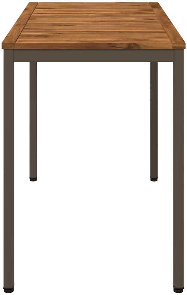 Sodo vakarienės stalas Natūralus ir kava 108,5 x 55 x 75 cm