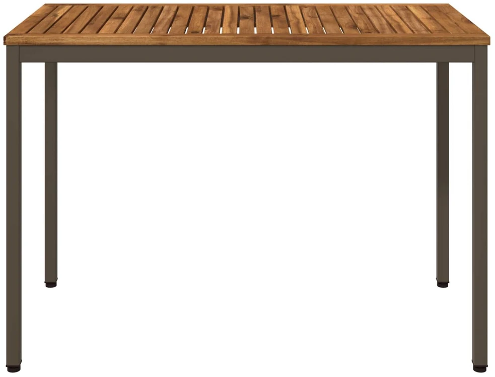 Sodo vakarienės stalas Natūralus ir kava 108,5 x 55 x 75 cm
