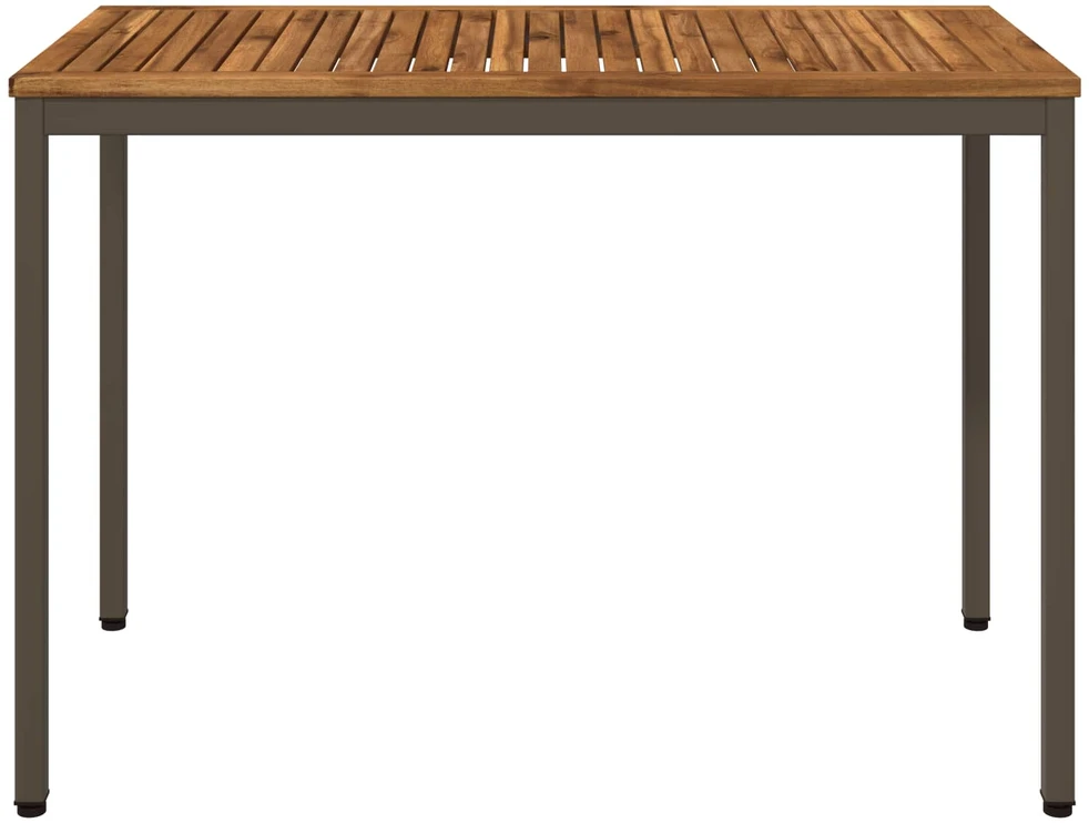 Sodo vakarienės stalas Natūralus ir kava 108,5 x 55 x 75 cm