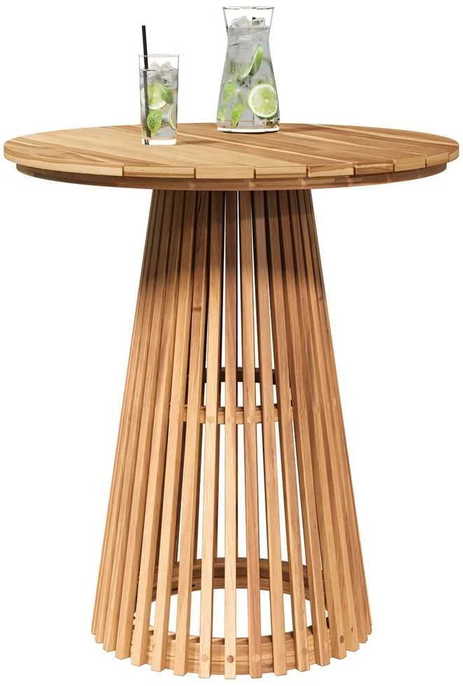 Šoninis stalas Ruda 70 x 70 x 75 cm Kieto teka medžio