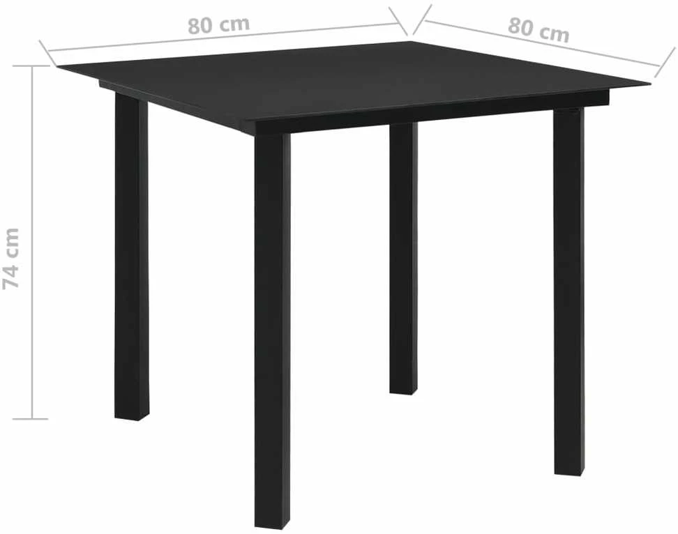 Lauko baldų komplektas Sodo valgomojo baldų komplektas, 3 dalių (312171+312161)