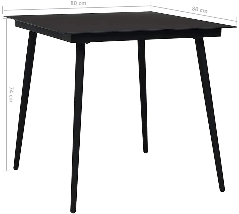 Lauko baldų komplektas Sodo valgomojo baldų komplektas, 3 dalių (312171+312157)