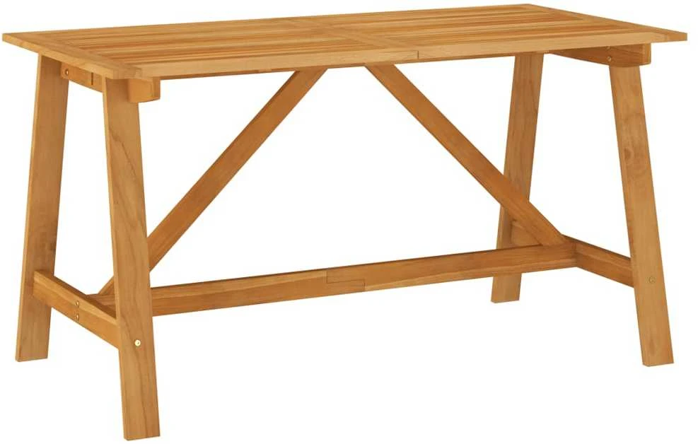 Lauko baldų komplektas Sodo valgomojo baldų komplektas, 5 dalių, rudas (312406+310565)