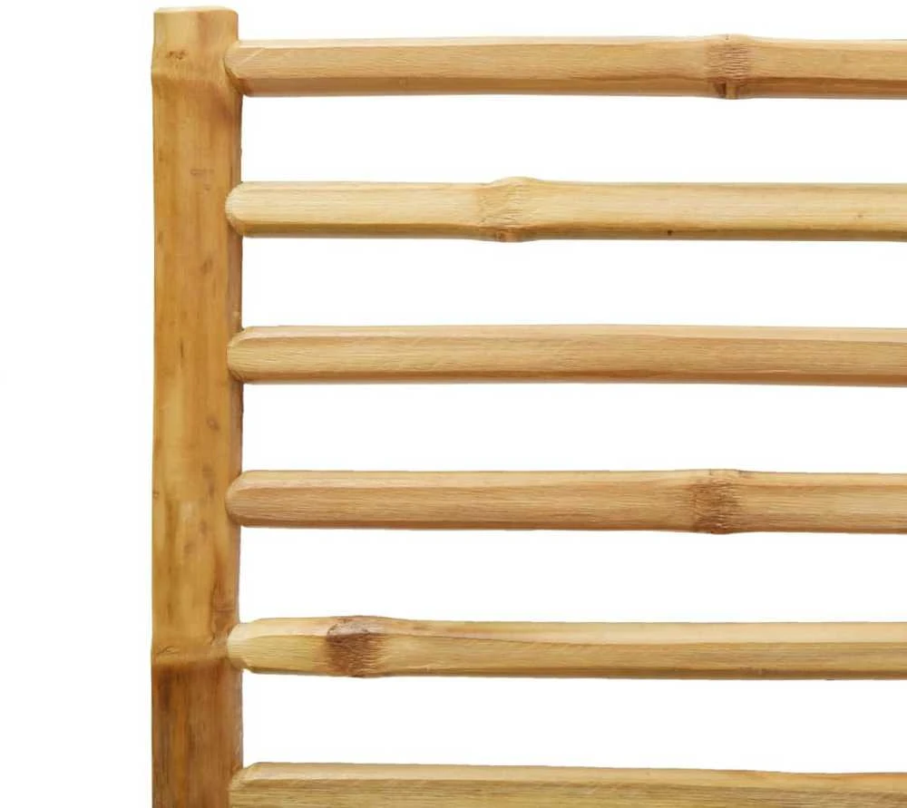 Lauko baldų komplektas Sodo valgomojo baldų komplektas, 5 dalių, bambukas