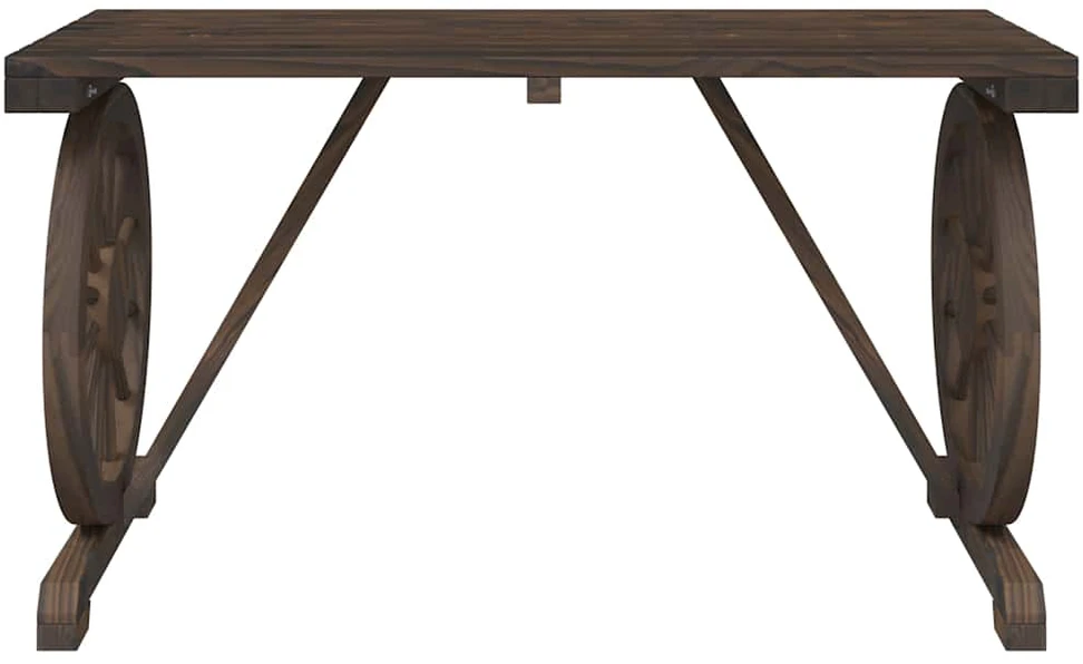 Lauko baldų komplektas Sodo valgomojo baldų komplektas, 5 dalių, eglės masyvas