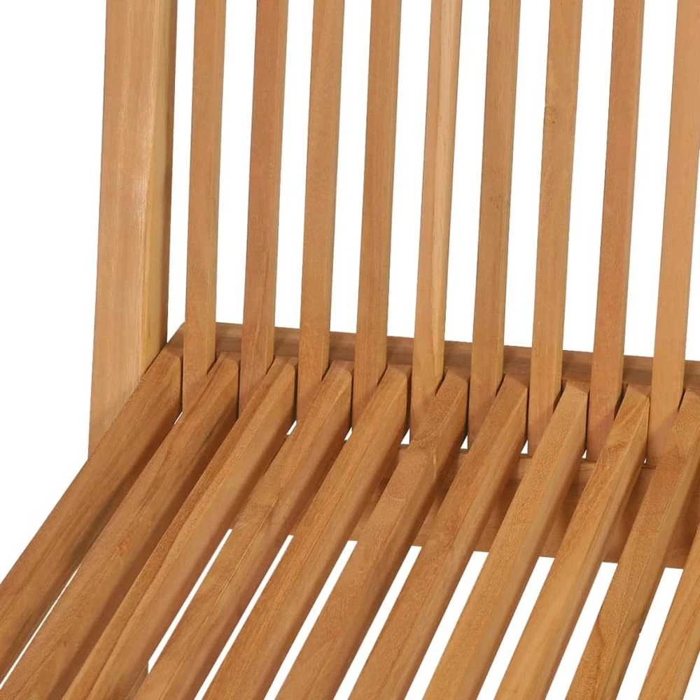 Lauko baldų komplektas Sodo valgomojo baldų komplektas, 5 dalių, tikmedžio masyvas