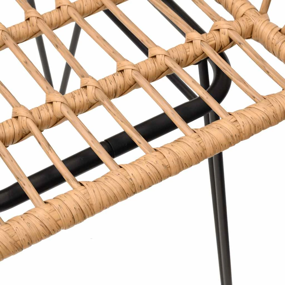 Lauko baldų komplektas Sodo valgomojo baldų komplektas, 5 dalių, poliratanas