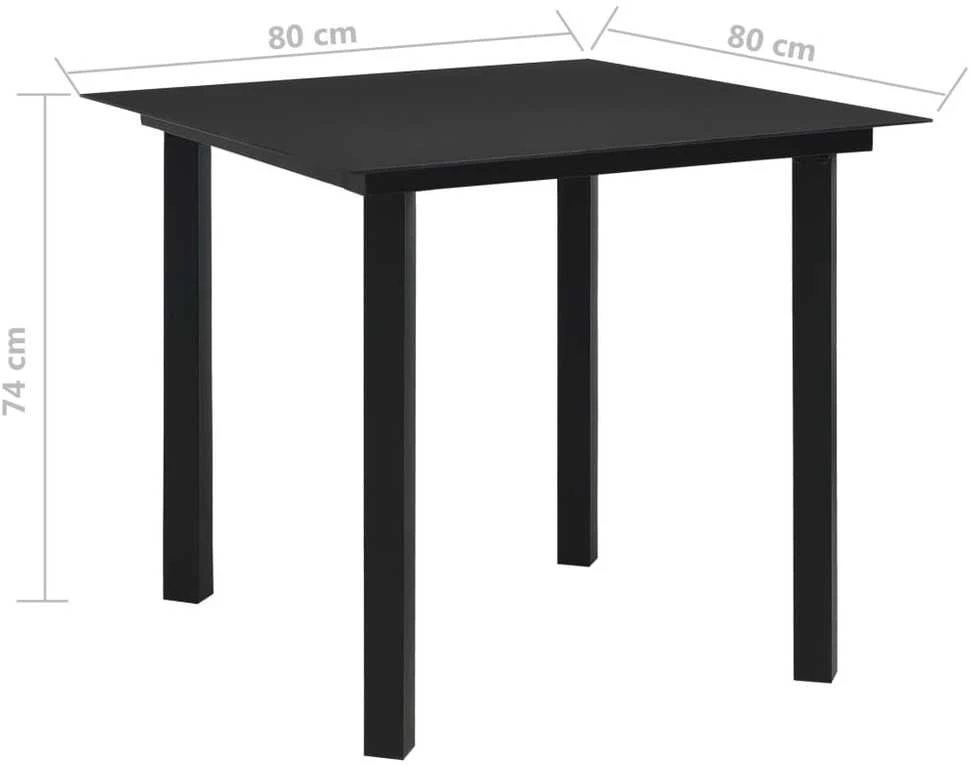 Lauko baldų komplektas Sodo valgomojo baldų komplektas, 5 dalių (312172+312161)