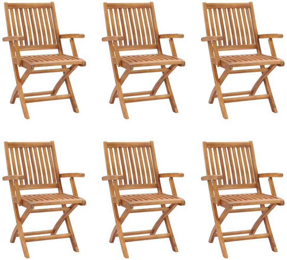 Lauko baldų komplektas Sodo valgomojo baldų komplektas, 7 dalių, tikmedžio masyvas