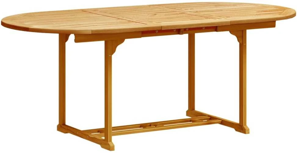 Lauko baldų komplektas Sodo valgomojo komplektas, 5 dalių, akacija ir tekstilenas