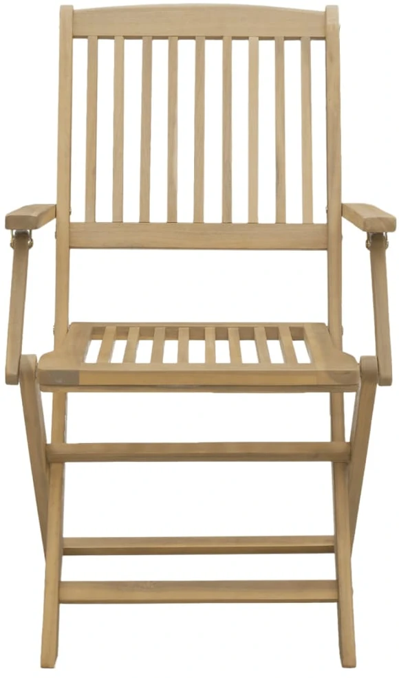 Lauko baldų komplektas Sodo valgomojo komplektas, 5 dalių, akacijos medienos masyvas