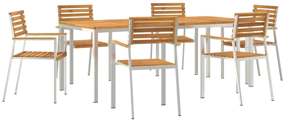 Sodo valgomojo komplektas 7 vnt.