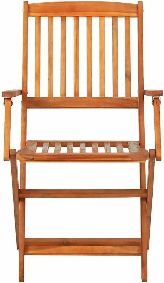Lauko baldų komplektas Sodo valgomojo komplektas, 9 dalių, 180x90x75 cm, akacija