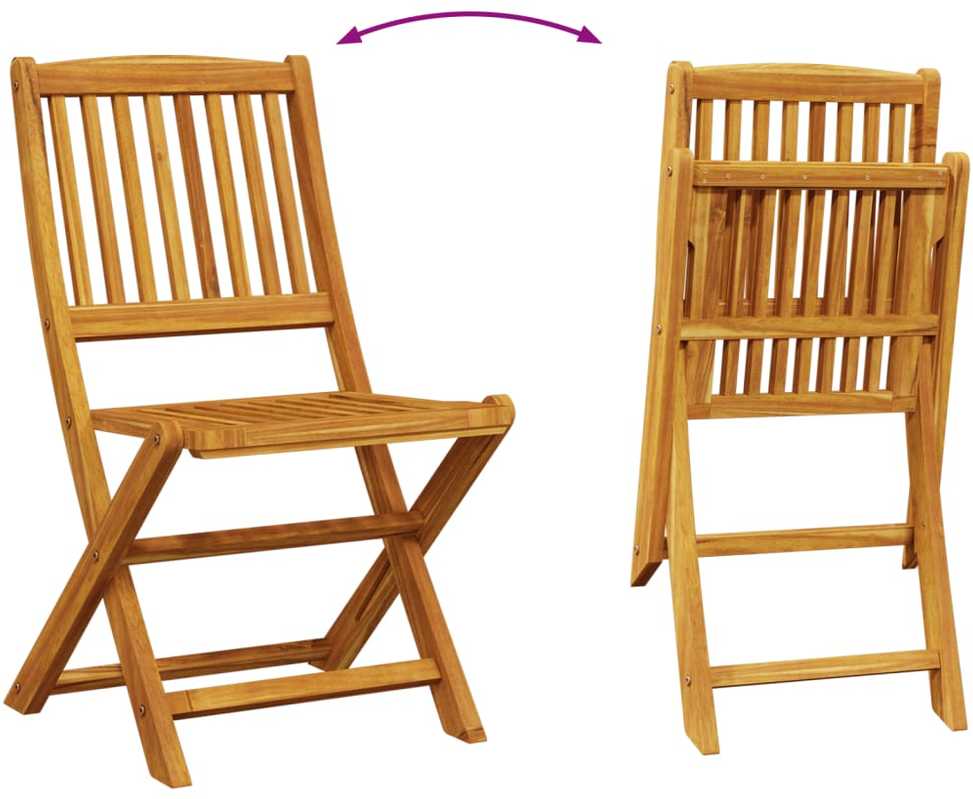 Lauko baldų komplektas Sodo valgomojo komplektas, 9 dalių, 180x90x75 cm, akacija