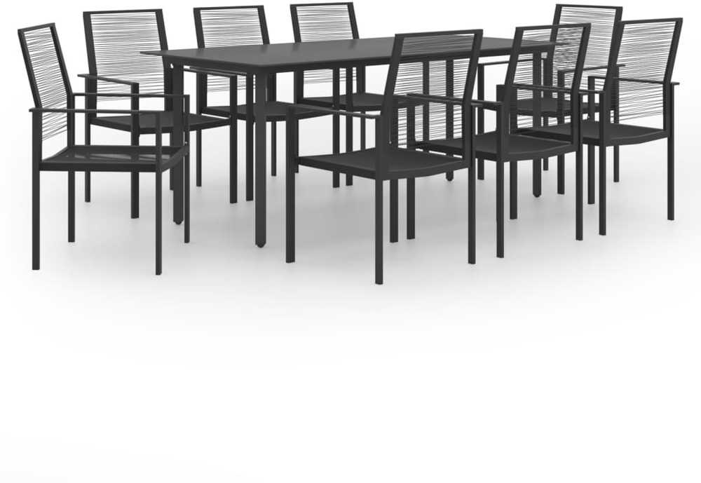 Lauko baldų komplektas Sodo valgomojo komplektas, 9 dalių (2x312172+312163)