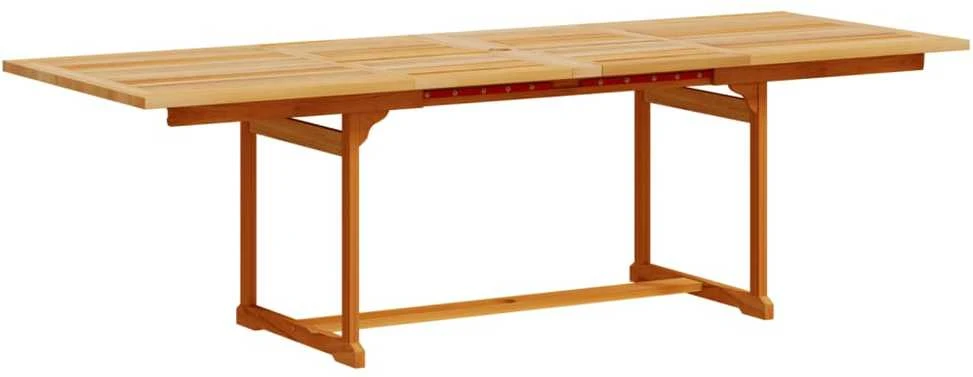 Lauko baldų komplektas Sodo valgomojo komplektas, 9 dalių, akacija ir tekstilenas