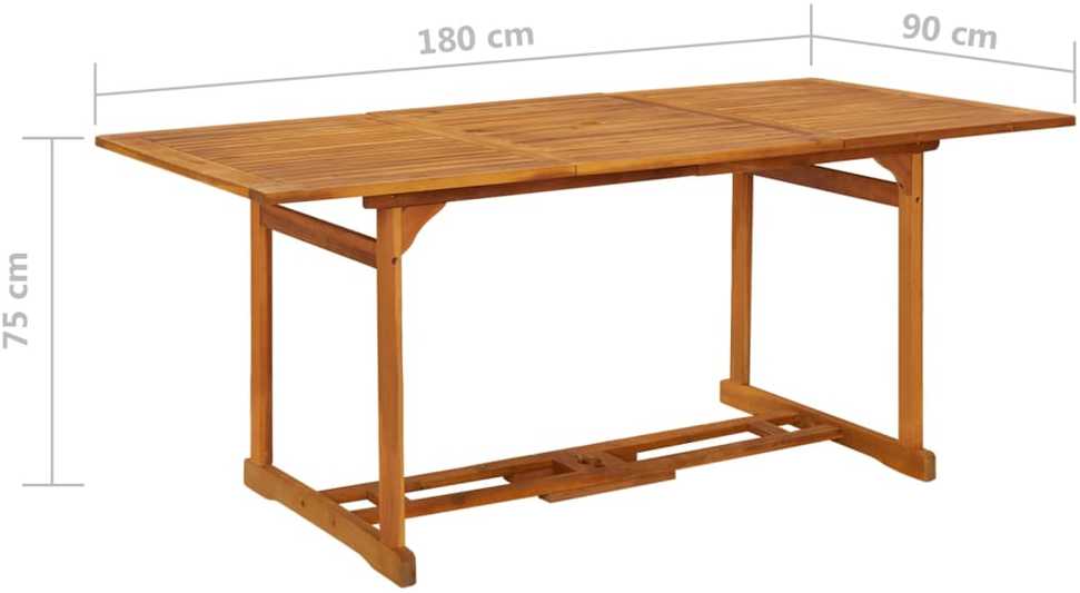Lauko baldų komplektas Sodo valgomojo komplektas su pagalvėlėmis, 7 dalių, pilkas