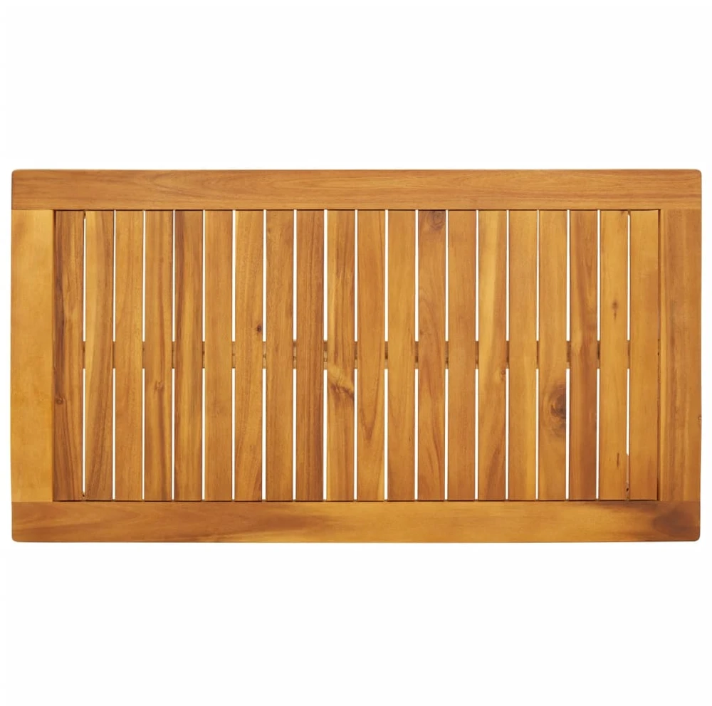 Sodo valgomojo stalas, 100x55x45cm, akacijos medienos masyvas