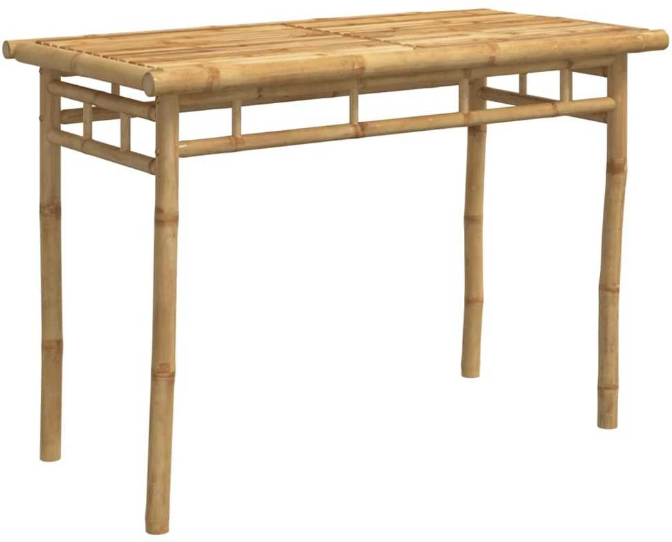Sodo valgomojo stalas, 110x55x75cm, bambukas