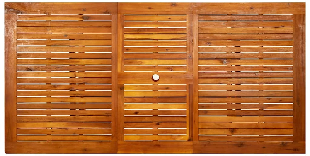 Sodo valgomojo stalas, (150–200)x100x75cm, akacijos masyvas