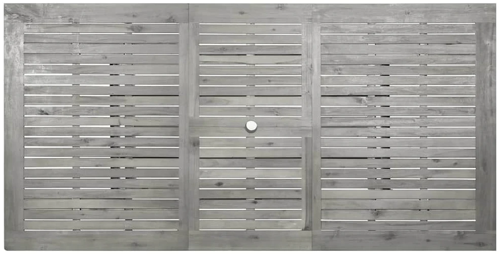 Sodo valgomojo stalas, (150–200)x100x75cm, akacijos masyvas