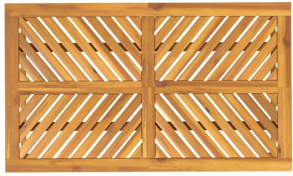 Sodo valgomojo stalas, 150x90x74cm, akacijos medienos masyvas