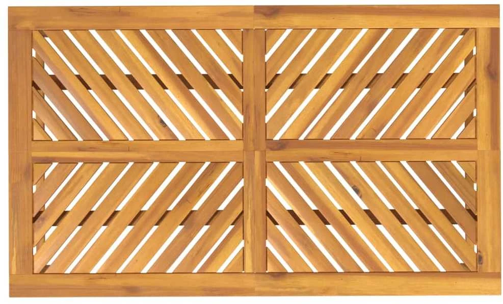 Sodo valgomojo stalas, 150x90x74cm, akacijos medienos masyvas