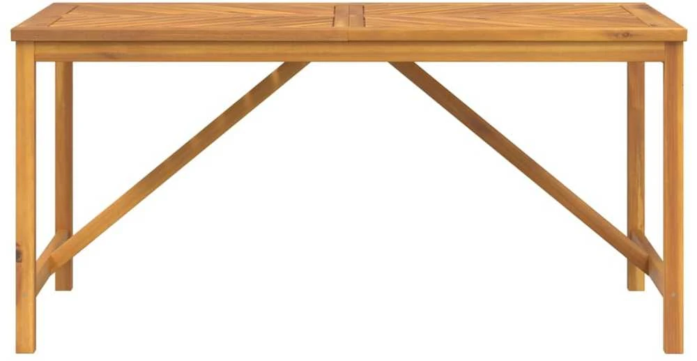 Sodo valgomojo stalas, 150x90x74cm, akacijos medienos masyvas