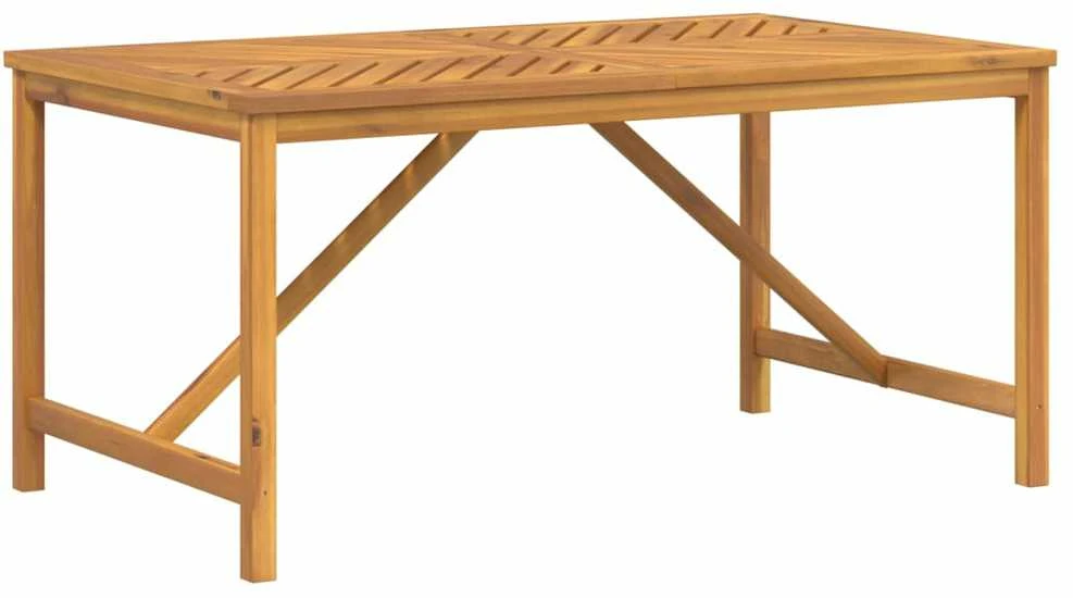 Sodo valgomojo stalas, 150x90x74cm, akacijos medienos masyvas