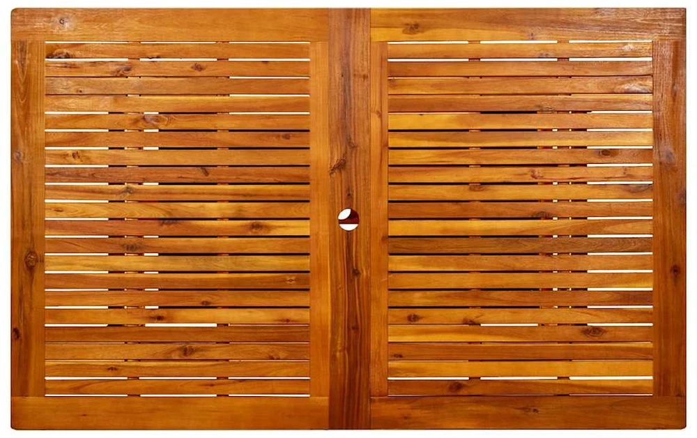 Sodo valgomojo stalas, (160–240)x100x75cm, akacijos masyvas