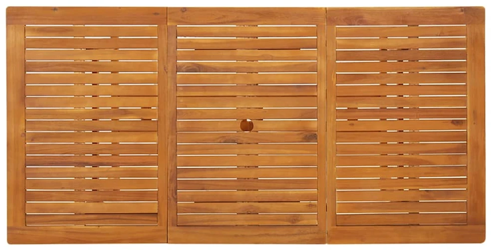 Sodo valgomojo stalas, 180x90x75 cm, akacijos medienos masyvas