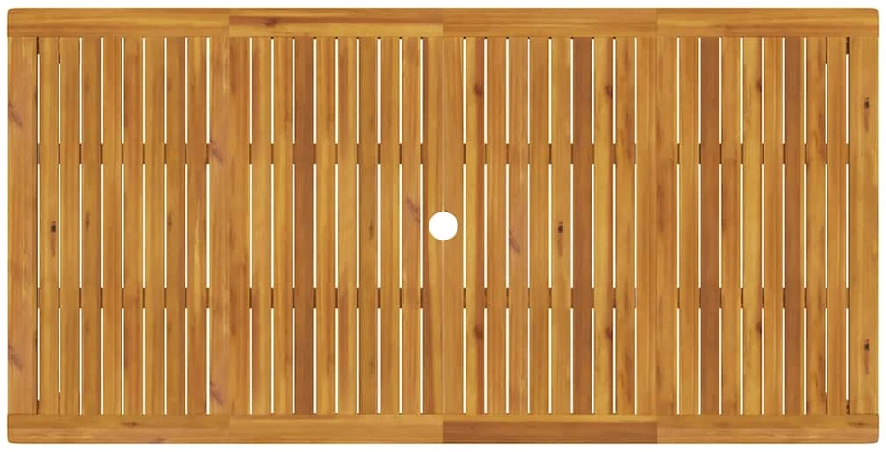 Sodo valgomojo stalas, 180x90x75cm, akacijos medienos masyvas
