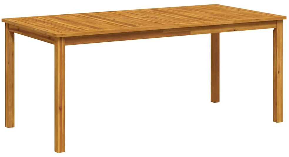 Sodo valgomojo stalas, 180x90x75cm, akacijos medienos masyvas