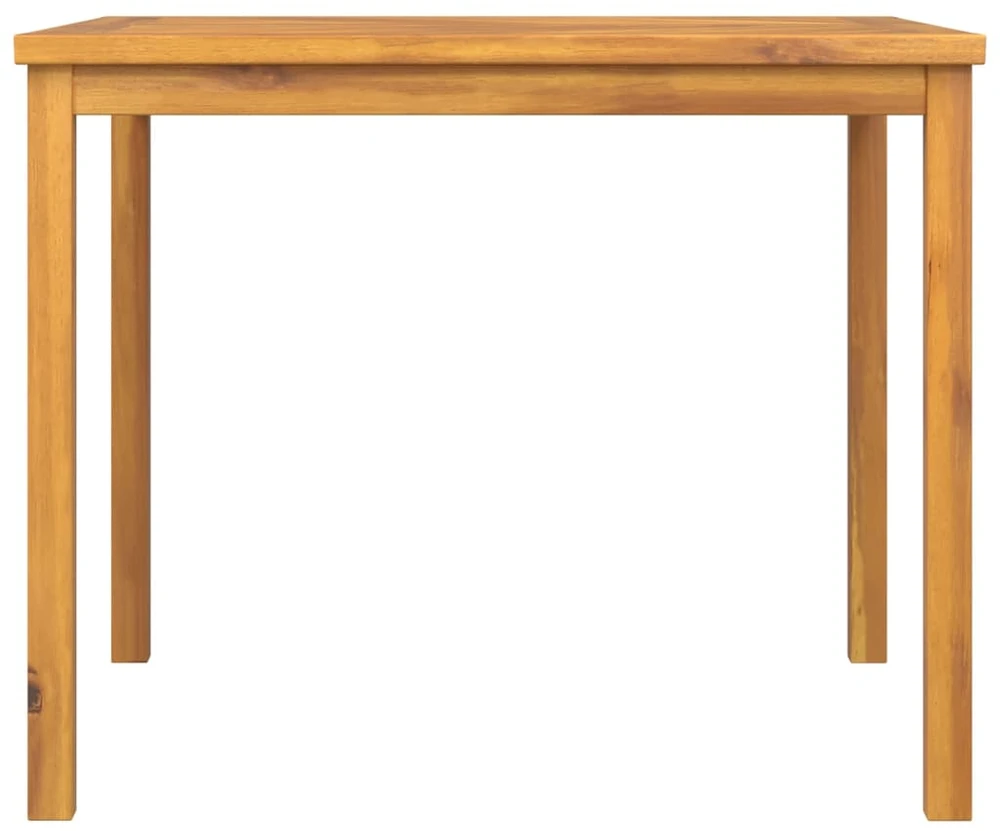 Sodo valgomojo stalas, 90x90x74cm, akacijos medienos masyvas