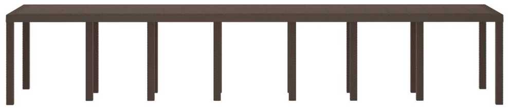 Sodo stalas Ruda 400 x 100 x 73 cm poliratanas