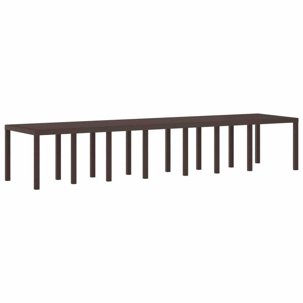 Sodo stalas Ruda 400 x 100 x 73 cm poliratanas