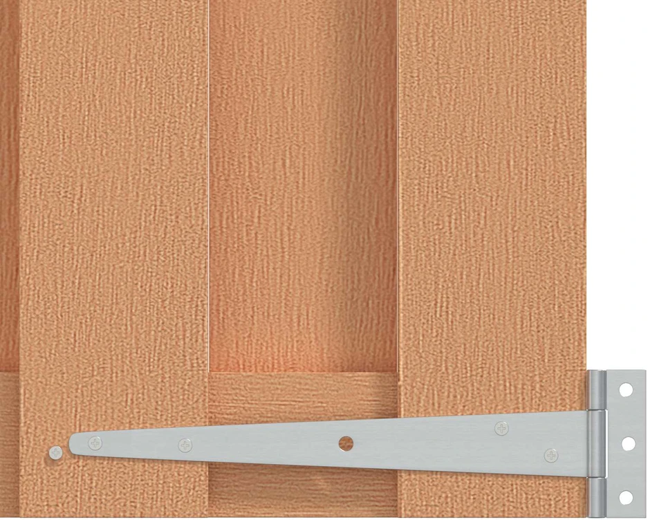 Sodo vartai 100 x 100 cm WPC ir aliuminis Ruda