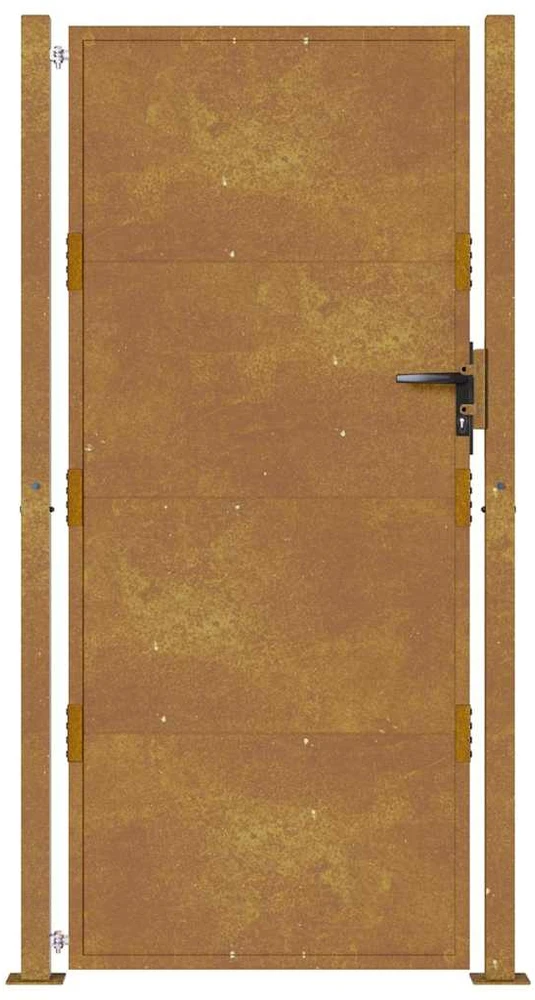 Sodo vartai, 105x205cm, corten plienas