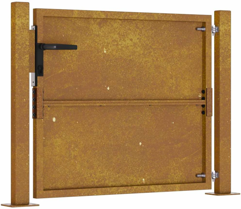 Sodo vartai, 105x80cm, corten plienas