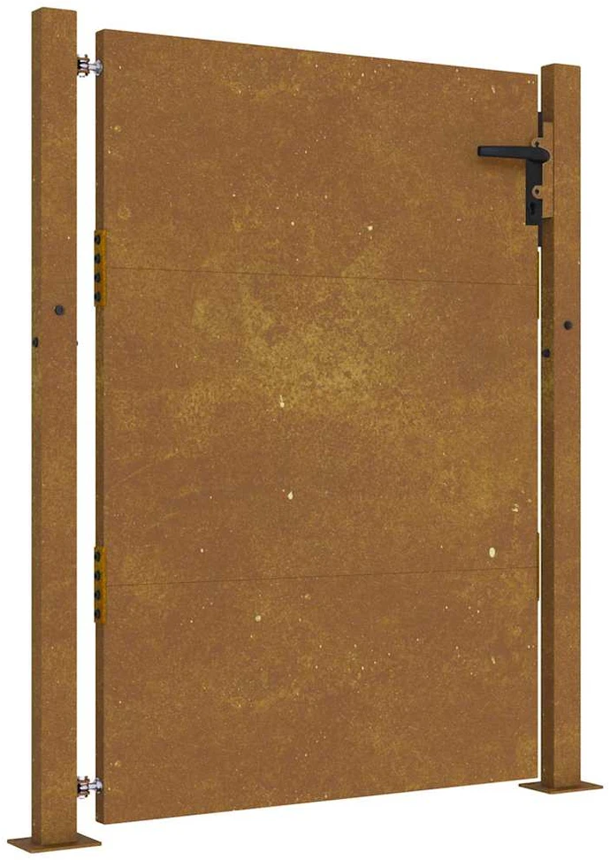 Sodo vartai, 105x130cm, corten plienas