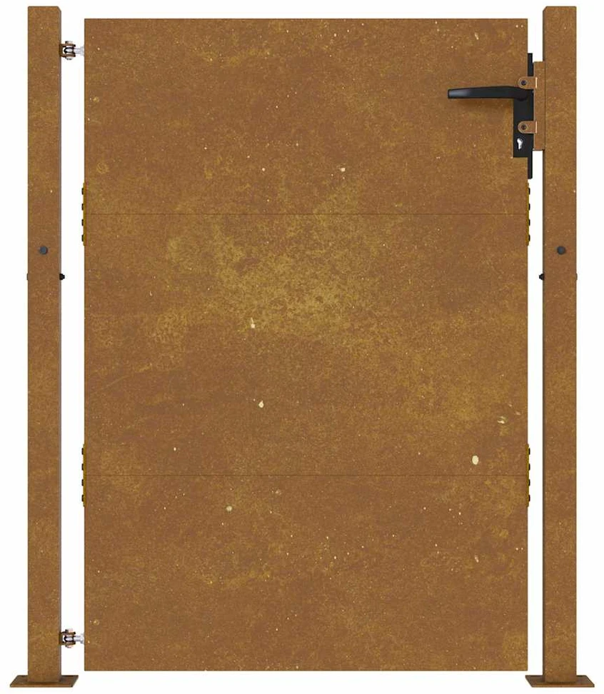 Sodo vartai, 105x130cm, corten plienas