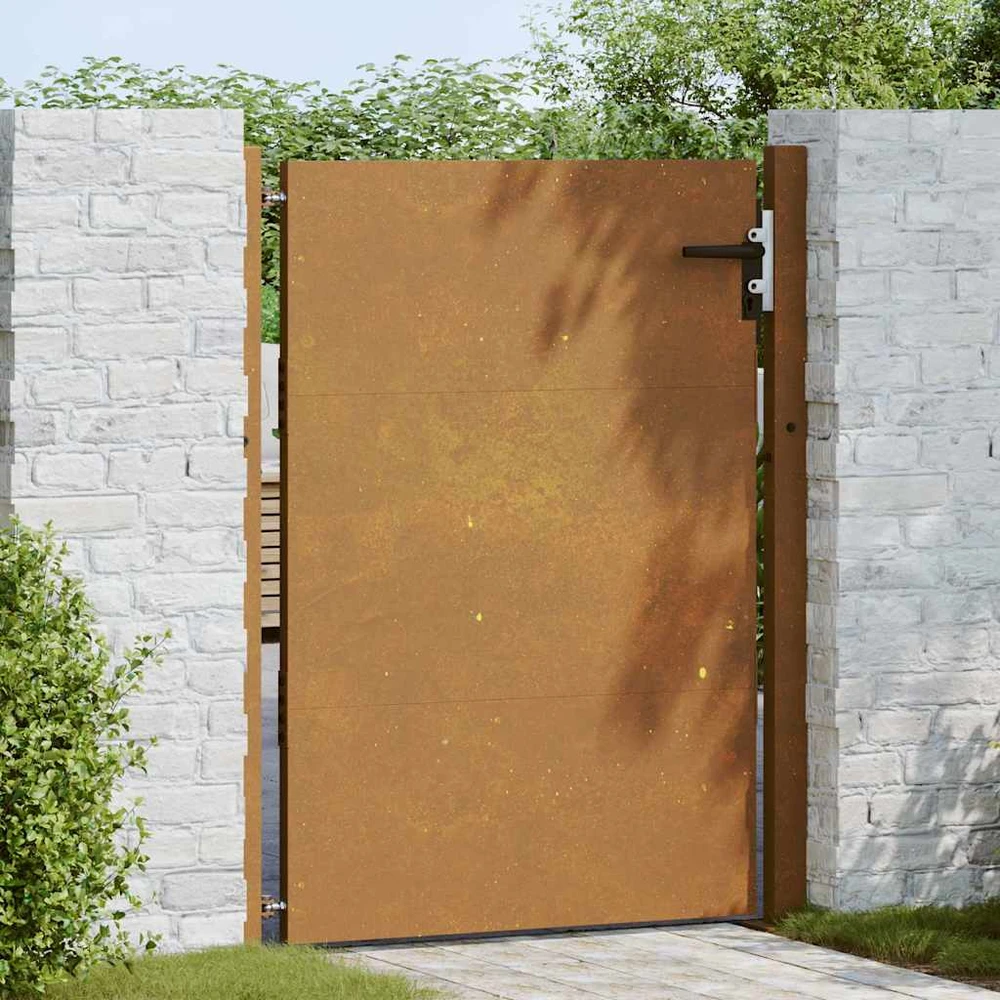 Sodo vartai, 105x130cm, corten plienas