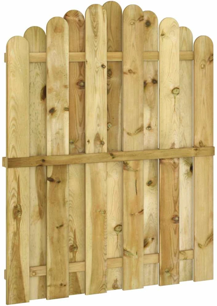 Sodo vartai, 100x125cm, impregnuota pušies mediena