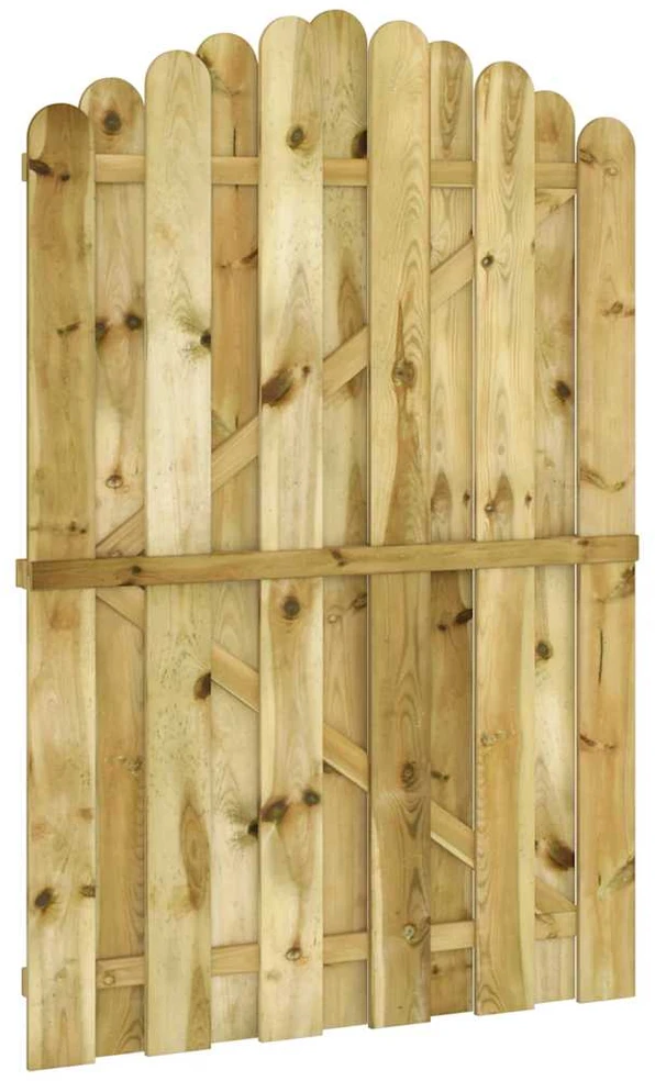 Sodo vartai, 100x150cm, impregnuota pušies mediena