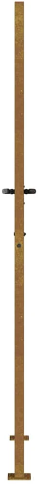 Sodo vartai, 105x180cm, corten plienas, medžio dizaino