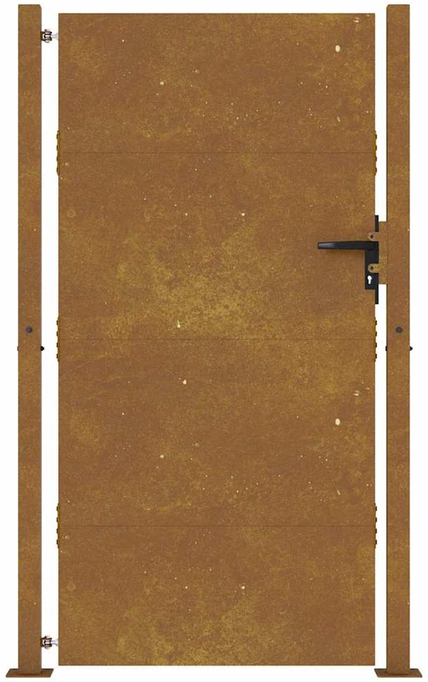 Sodo vartai, 105x205cm, corten plienas
