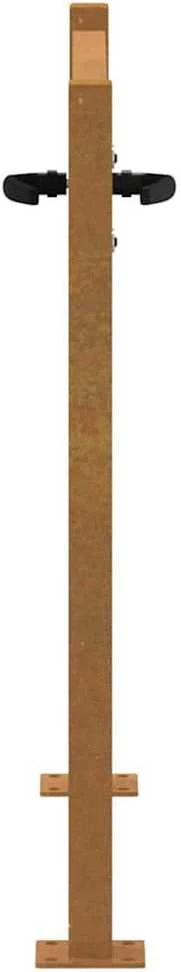 Sodo vartai, 105x105cm, corten plienas