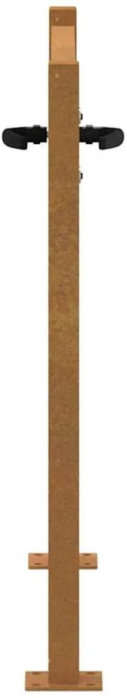 Sodo vartai, 105x105cm, corten plienas